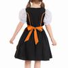 Girl's  Vintage Dress Solid Color Patchwork Cosplay Dresses