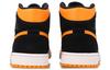 Jordan 1 Mid Black Orange Peel 554724-081