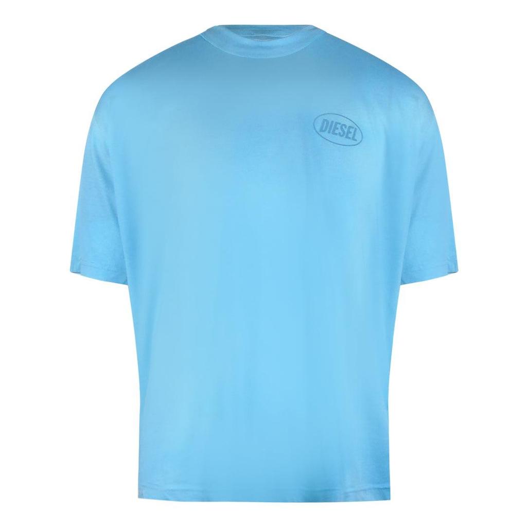 Diesel Mens Monotone Logo Cotton T-Shirt