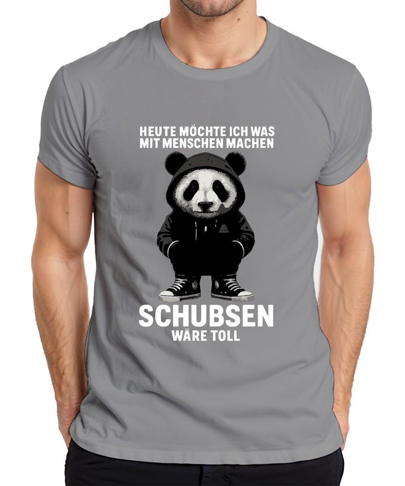 Today I Want To Do Something With People Panda Sarcastic Funny Unisexs Tshirt