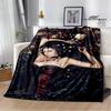 The Vampire Diaries Damon salvatore Blanket Flange Warm blanket Home travel blanket bed linings blankets for beds birthday gift