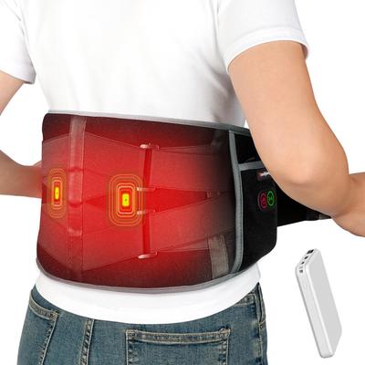 Comfytemp Waist Support Hot Belt 3 úrovně Nastavení teploty 3 Vibrační režimy Thermal Belt Elektrická podložka pasu s funkcí časovače Nositelné vyhřívání