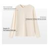 MJ STYLE Women's Thermal Fleece-Lined Crew Neck Long Sleeve Top