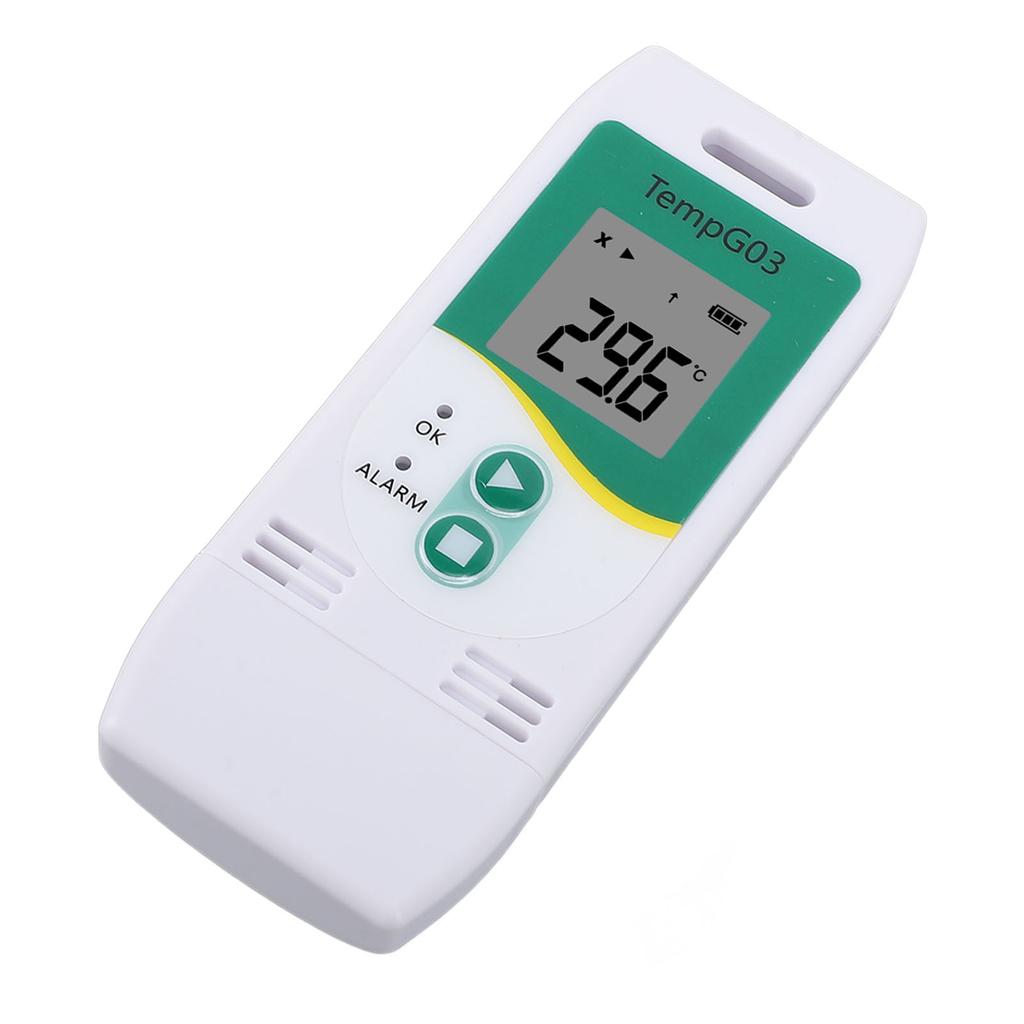 Temperature Humidity Logger with PDF CSV Report USB 32000 Points High Accuracy Over Temperature