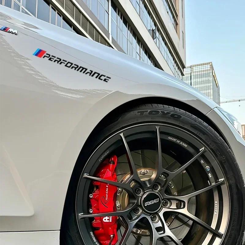 Car Stickers BMW Tricolour Tuning Sport Stickers Cool Decoration Stickers For BMW I3 I5 I7 X1 X3 X5 E39 E46 E90 F20 E60 F30 E87 MD2