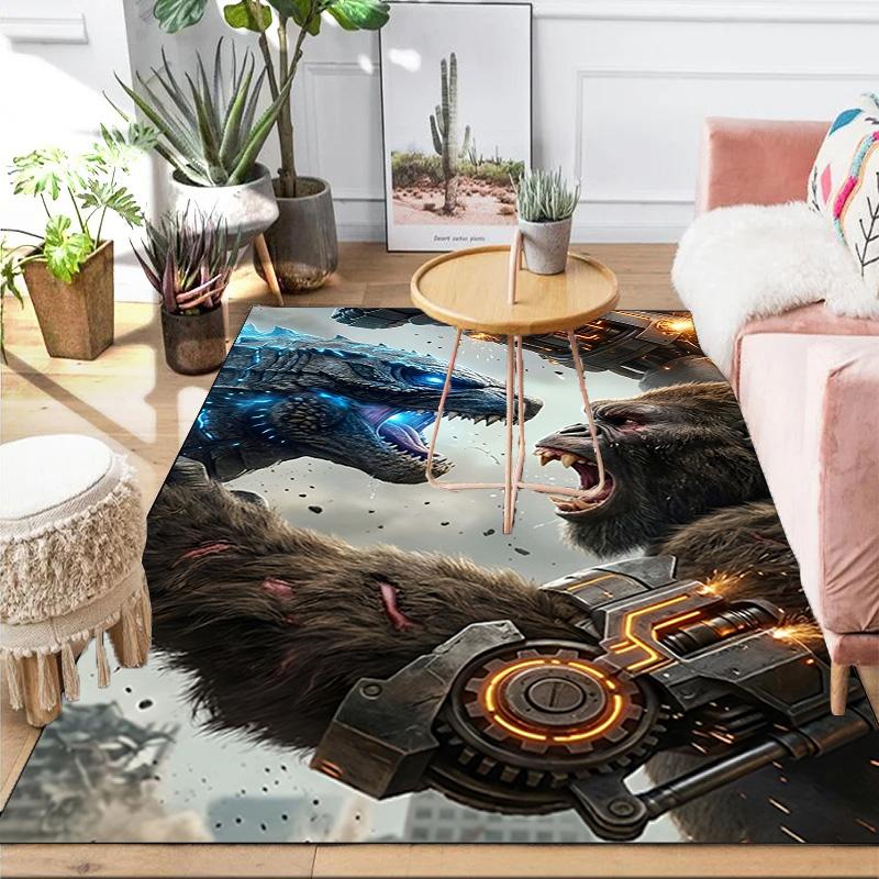 Giant Monster Rampage Area Rug Suitable for Indoor And Outdoor,Carpets for Kitchens, Homes, Offices, Living Rooms,Home Decor,Christmas Gift