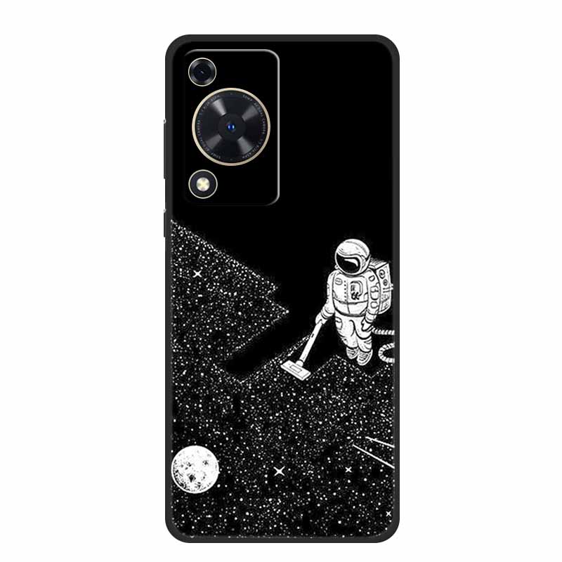 For Huawei Nova Y72s Phone Case Y 72 s Coque Black Silicone Soft Back Cover Case For Huawei Nova Y72 Y63 Case Y 63 Funda Shell