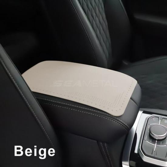 SEAMETAL Suede Car Armrest Cushion Cover Center Console Box Pad Protector