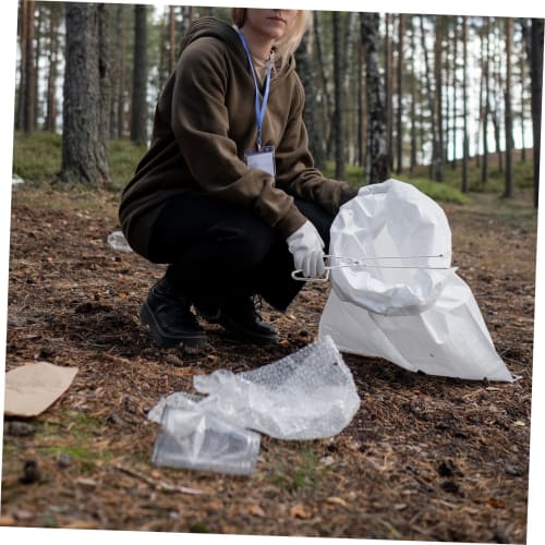 GLEAVI 1 Piece Long Garbage Tongs, Garbage Gripper, Garbage Tongs with Grill Scissors, Outdoor Tool, Garbage Picking Tool, Garbage Tracking