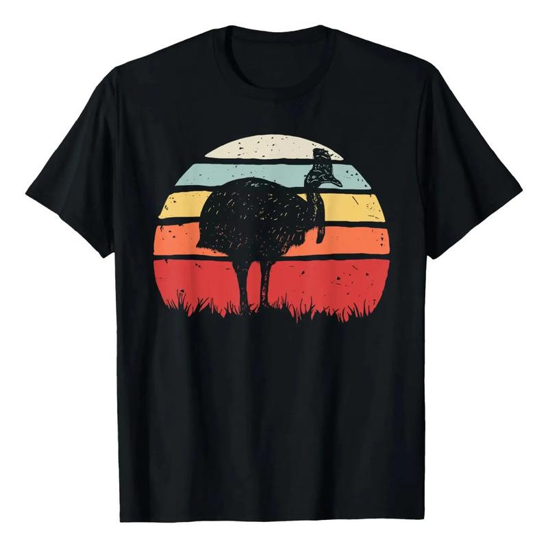 Camiseta Vintage Retr? Cassowary Bird S