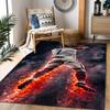 Football Player Action Area Rug Perfect for Decorate room Dining Room Balcony Bedrooms Antislip Carpet Office home decor Best for Christmas