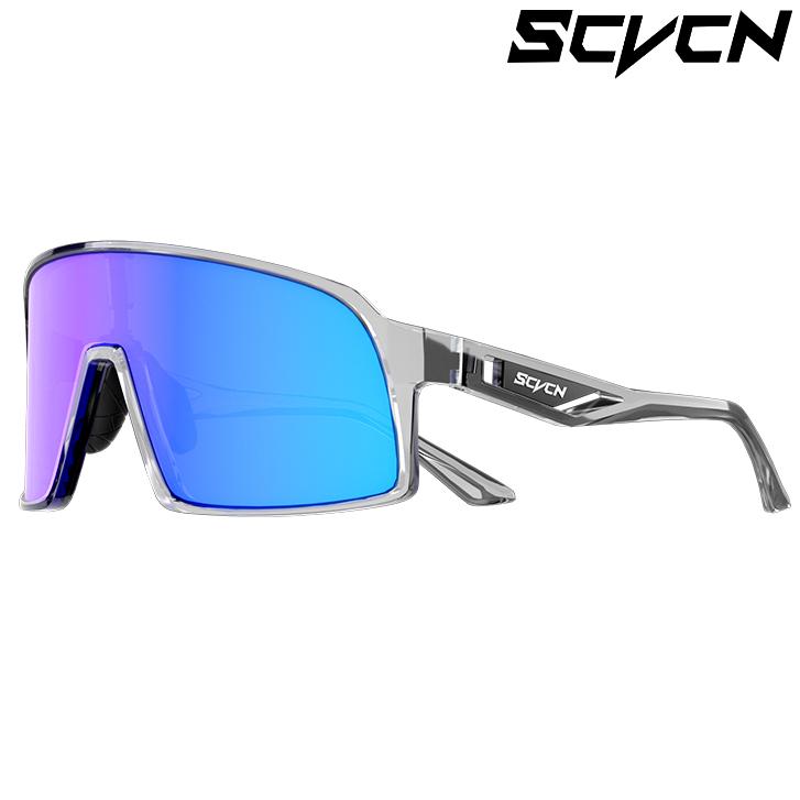 SCVCN Photochrome Radsportbrille Sportsonnenbrille für Herren MTB Fahrrad Brillen für Damen Mode Schutzbrille Schlittschuhbrille