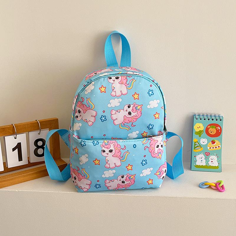 The new schoolbag loves lightweight and versatile small class leisure spine care to reduce the burden on children's bags