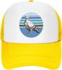 Cappellino da camionista in rete di poliestere con stampa grafica di piccioni, stile vintage, casual, regolabile, berretto da baseball per adulti