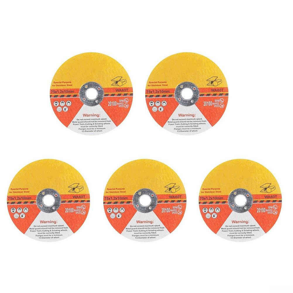 1.2mm Thickness Saw Blade 5pcs 75mm Circular Cutting Disc Cutting Tool