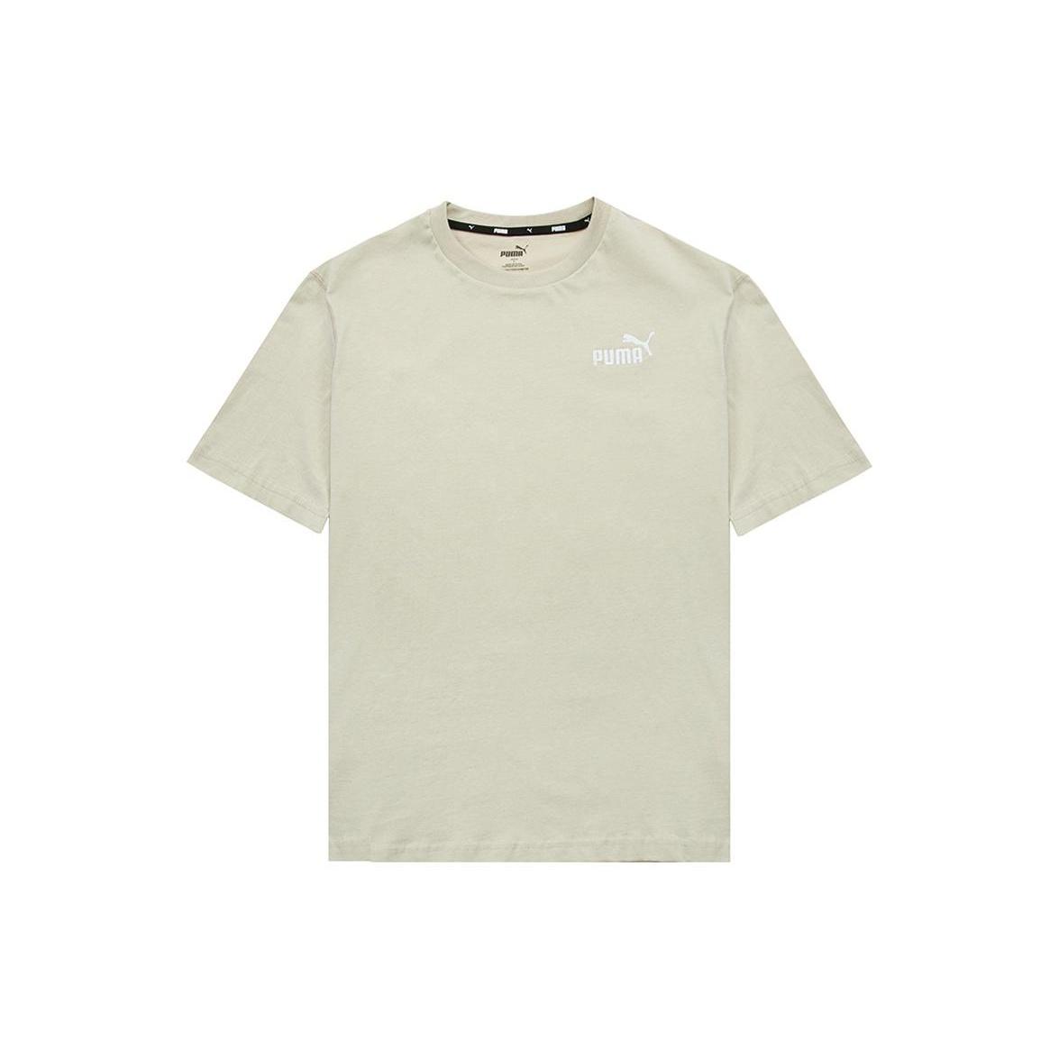 PUMA Ess+ Relaxed Tee  Beige  Men s 849529-64 M