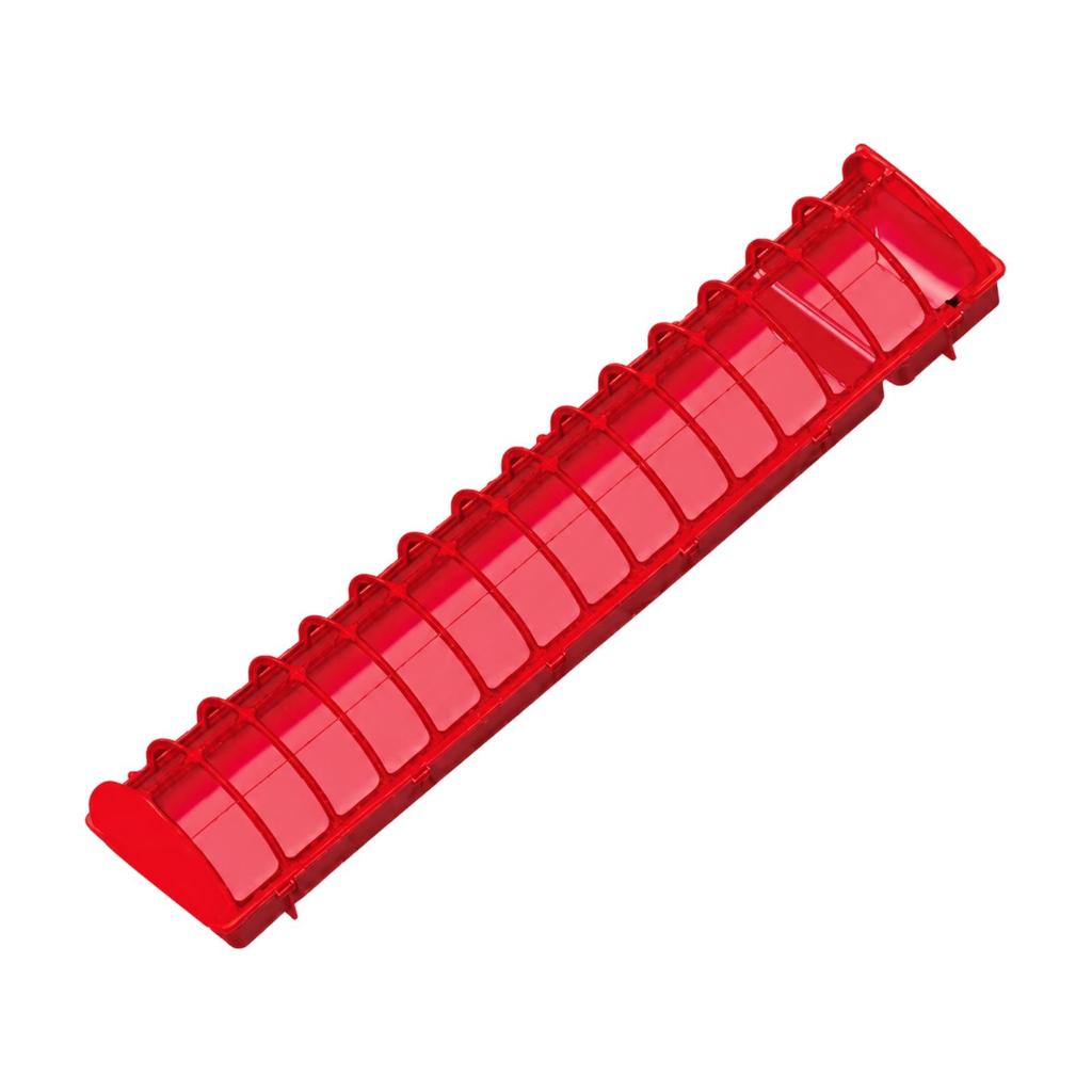 Poultry Feeder with Internal Partitions Multi-Use Feeding Trough Chicken