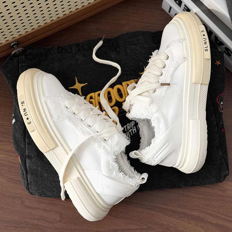 Legitimate Leather Round Tip Original Brand Sneakers Vulcanize Sneakers Men Casual Shoes For Summer Sports Technologies