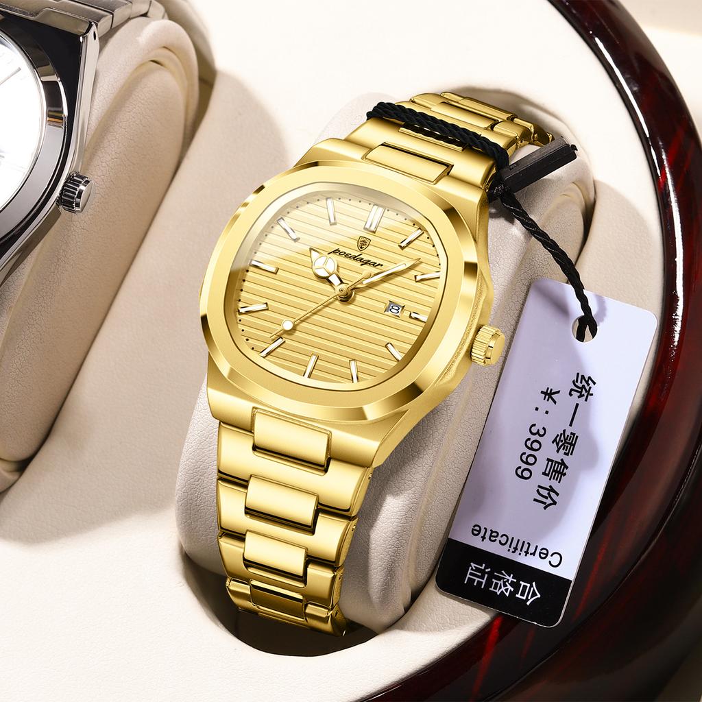 Luxe Dameshorloge Ultra-dun Lichtgevend Kwarts Horloge