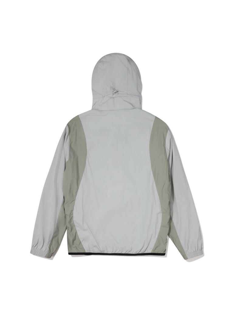 Bbc Earth Curve Color Block Long Sleeve Anorak_Olive