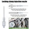 Heavy Duty Metal Grease Coupler And Needle Nozzle Set High Pressure Needle Grease Nozzle for Deep Recesses Lubrication