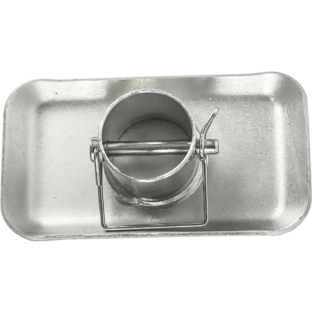 2 Inch Trailer Jack Foot Plate Base Plate 5000 Lbs Load Capacity With Safery Pin For Rv Camper