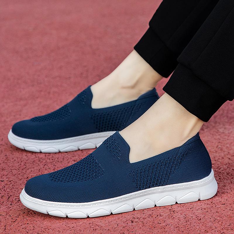 

39-45 Large Size Foreign Trade 2024 New Men s Shoes Elderly Shoes Sleeve Large Women s Shoes Mom Shoes Middle-aged Stepping 39 темно-синий