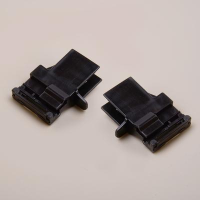 1 Pair Front Sunroof Sun Visor Clip Fixed Buckle 70800-TLY-H11 70800-TLY-H11ZA Fit For Honda CRV 2017- Black Plastic