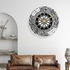 Silent Wall Clock Acrylic Three Dimensional Muslim Living Room Bedroom Dining Room Decoration