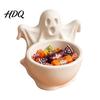 Multi Functional Storage Organizer 3D Printed Ghost Candy Bowl for Halloween Party Decorations, Multi-functional Desktop Decorative Shaped Trinkets &