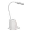 LED Tischlampe USB Wiederaufladbar 3 Farbtemperaturen Touch-Steuerung Schreibtischlampe mit Stifthalter für Schlafzimmer Wohnheim