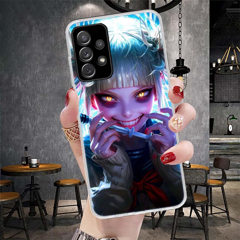 Himiko Toga My Hero Fashion Soft Phone Case For Samsung Galaxy A12 A22 A32 A52 A72 A02S A51 A50S A71 A70 A31 A20S Note 20 Ultra