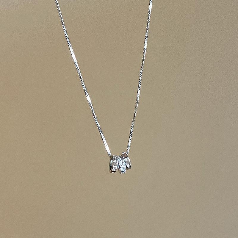 

Simple geometric necklace accessories women s light luxury niche collarbone chain versatile item