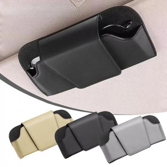 Car Interior Accessories Glasses Holder Storage Bag Organizer Sunglasses Holder