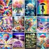 CHENISTORY Landscape Diamond Embroidery Cross Stitch Art Kits Diy Craft Diamond Painting5D Mosaic Kit Wall Art Home Decoration