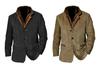 Men's Retro Contrast Stitching Lapel Jacket - European & American Style Casual Workwear for Spring & Autumn
