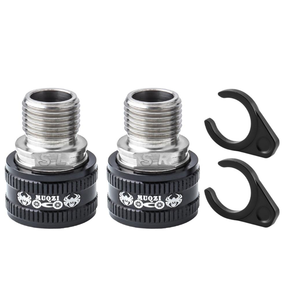 

1 Pair 23MM Bike Pedal Axle Extenders Bicycle Pedal Extension Bolts Mountain Bike Pedal Silver