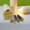 LED Battery-Powered Timer Candle with Remote Control - Romantic Water Drop Effect for Home Decor