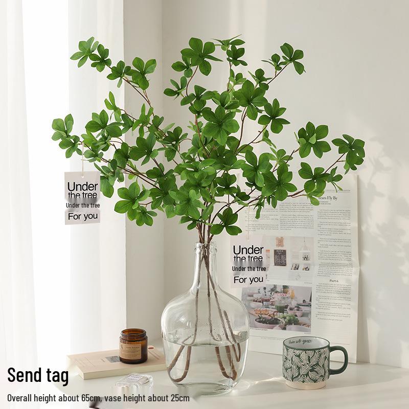 Nordic Green Japanese Bellflower & Andromeda Faux Branch for Home Decor