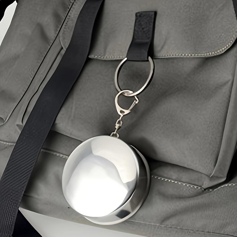 Foldable 201 Stainless Steel Tumbler - Portable, Space-Saving Design for Travelers, Campers & Workers, Camping Essentials