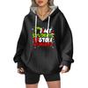 Women's Fashion Casual Christmas Angel Print Pullover Long-Sleeve Sweatshirt