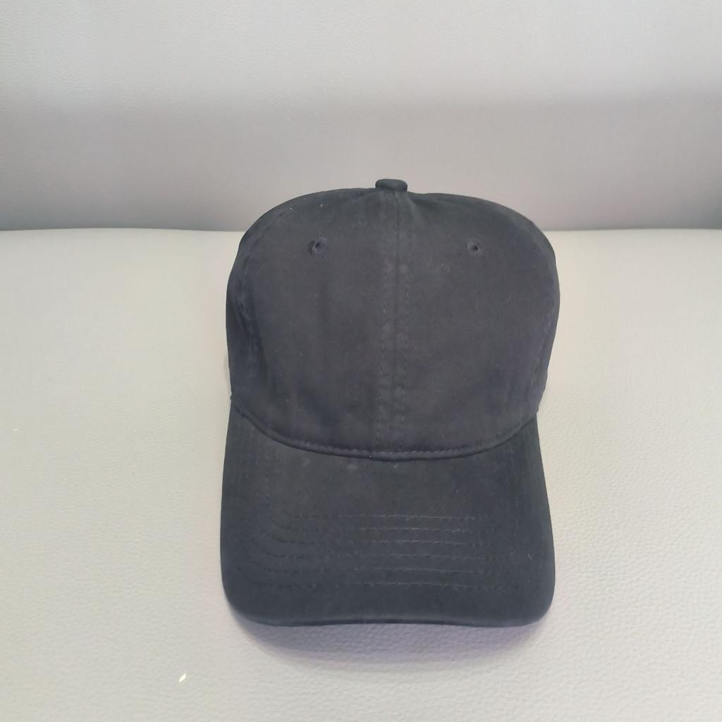 Baseball Cap Peaked Cap Outdoor Summer Ins Wind Solid Color Visor Minimalist Retro Pure Cotton Light Version
