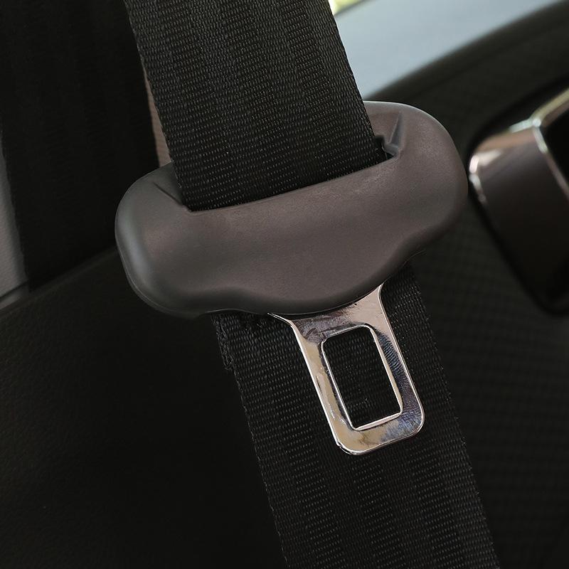 

1Pcs Anti-Scratch Rubber Car Seat Buckle Protector Clip Protection Cover Universal Seat Belt Buckle Cover For Suv Sedan чорний
