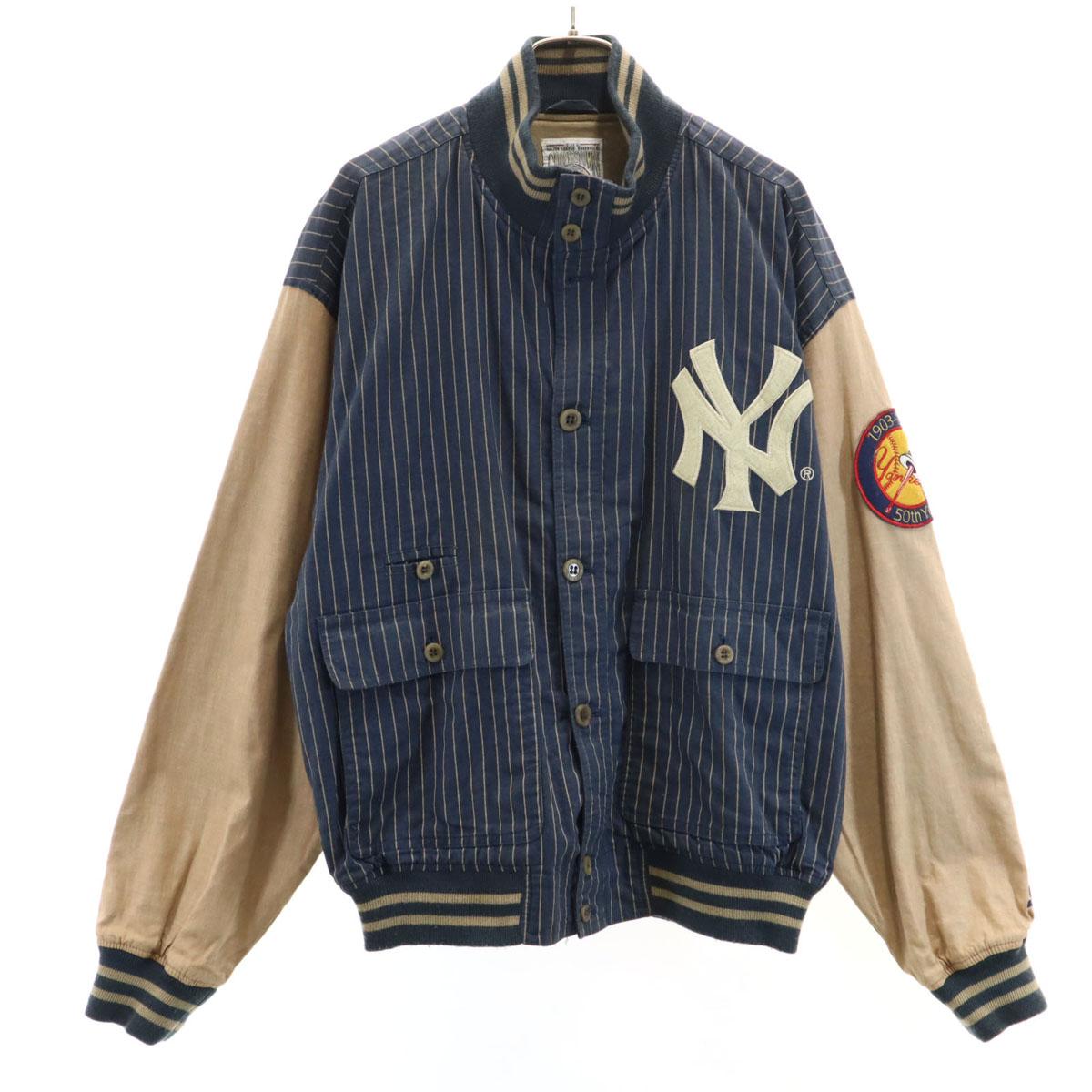 

COOPERSTOWN Cotton linen blend Striped Pattern New york yankees Stajan Men s Used