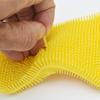In Stock Bone Non-Silicone Stain Removal Dishwashing Brush with Scouring Pad for Kitchen Plates, Bowls, and Pots.