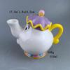 Strictly Selected Tea Pot Mrs. Archie Cup Beautiful Woman and Beast Teapot Gilded Plate Teacup