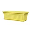 Plastic Rectangular Flower Pot Colorful Plant Pot Quality Garden Planter  Home