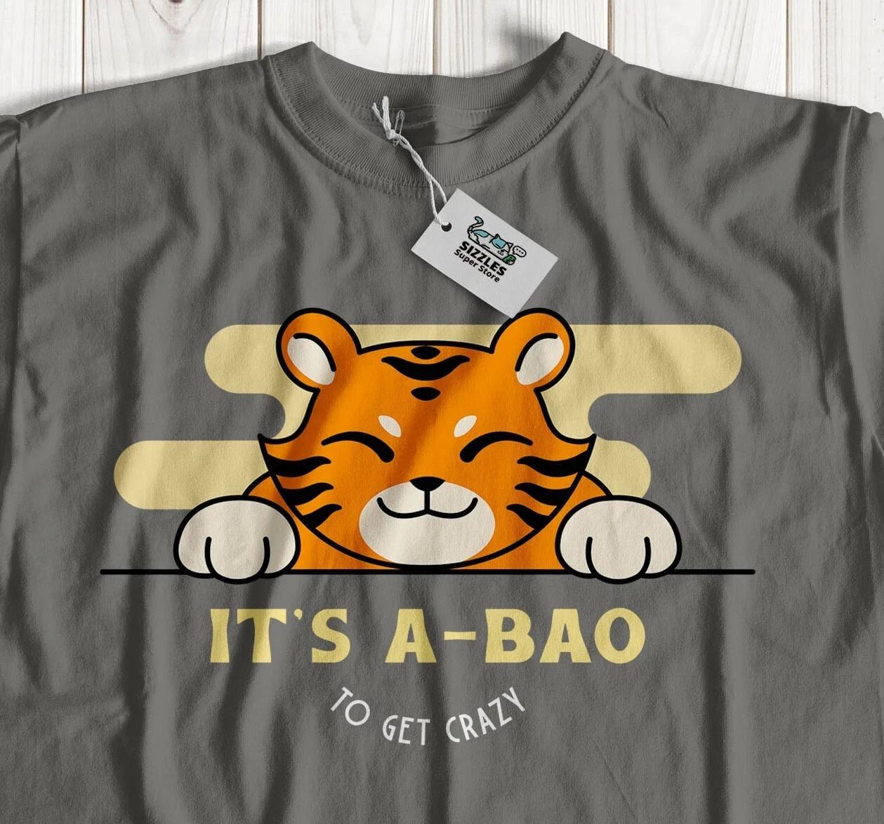 

It s A Bao To Get Crazy! Unisex Funny Chinese Tiger T-Shirt China Gifts M