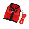 High Quality Air Mesh Pet Harness with Leash for Small Pets Dogs Cats Rabbits Hamsters Size M Red Comfortable Breathable Bow