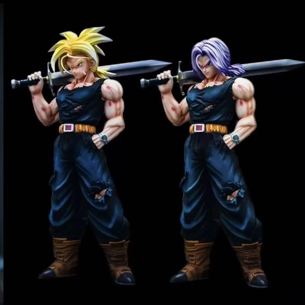 Anime Dragon Ball Z Super Saiyan Trunks Battle Ver. PVC Action Figures Game Statue Collection DBZ Model Kids Toys Doll Gifts